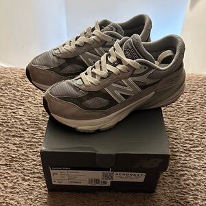 New Balance Charcoal and White Running Shoes